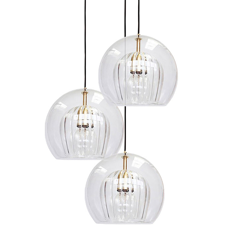 HEIKESZ Nordic Modern Minimalist Chandelier Luxury Dining Room Lamp Creative Personality Bar Light for Bedroom Bedside Decor