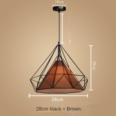 HEIKESZ Nordic Style Restaurant Chandelier Modern Minimalist Restaurant Dining Table Leisure Bar Creative Coffee Tea Shop Diamond Chandelier LED Light for Bedroom Night Aesthetic Room Lamp