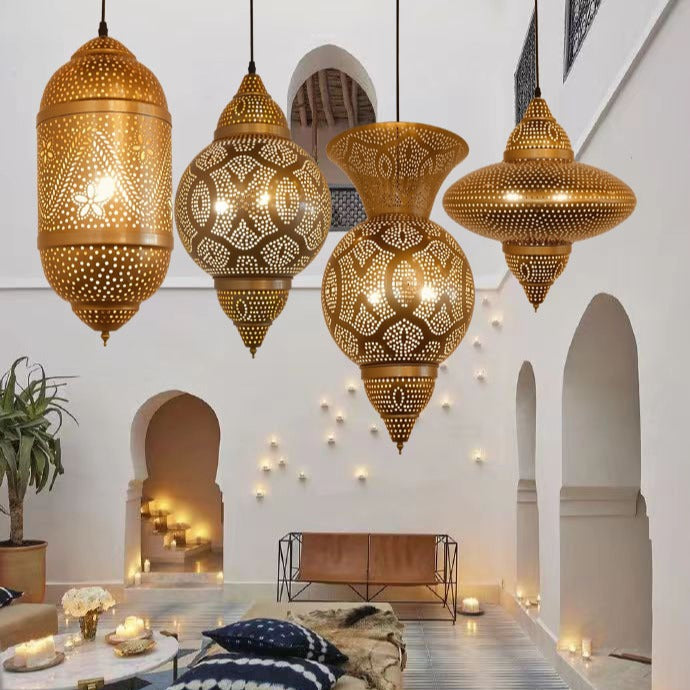 HEIKESZ South East Asia Exotic Vintage Chandelier Xinjiang Thai Style Western Restaurant Tea Room Homestay Bar Club Ambience ChandelierChandelier, restaurant light, living room light