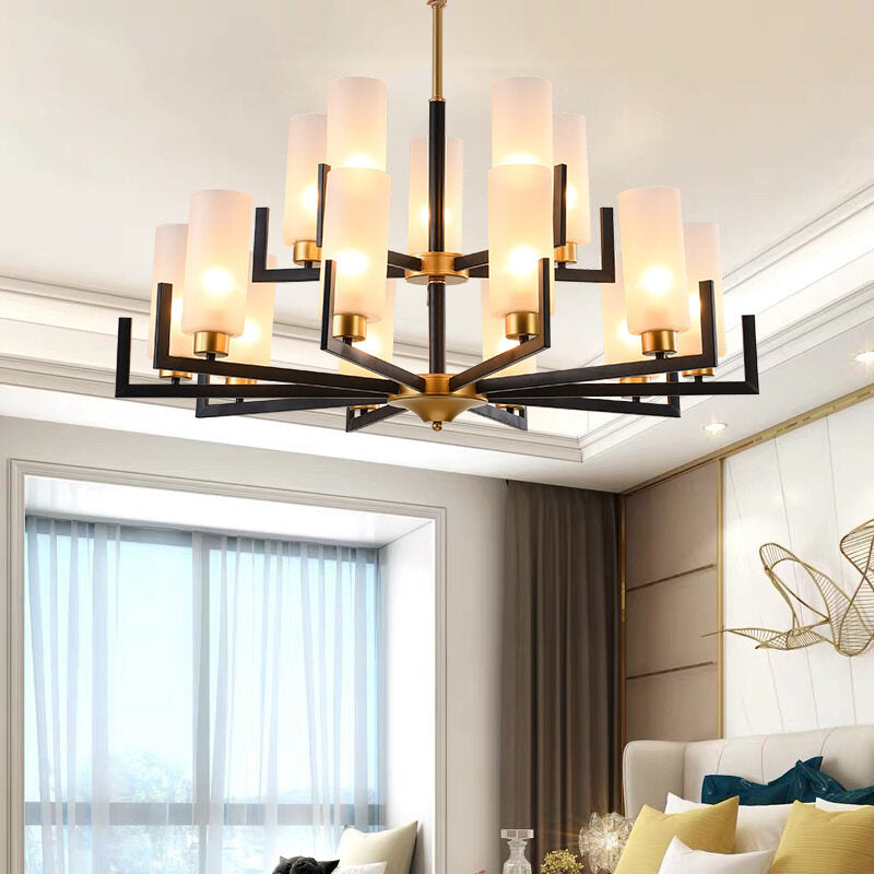 New Chinese-Style Chandelier Villa Duplex Building Lamp in the Living Room Internet Celebrity Personalized Bedroom Dining-Room Lamp Chinese Style Lighting Warm Room Lamps Light Chandelier for Living Chandelier Bedroom Chandelier Lights Room Lighting