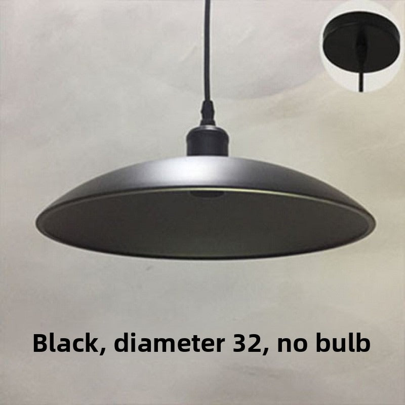 HEIKESZ Industrial Vintage Ceiling Light Retro Pendant Lamp for Cafe Restaurant Bar Single Head Iron Cover Lighting Fixture