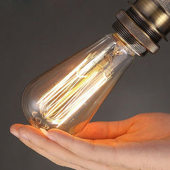 HEIKESZ Classical lamps, Edison light bulbs, art styling tungsten wire classical decoration E27 40W retro nostalgic light bulbs