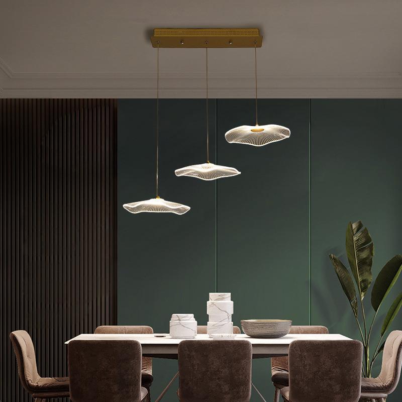 HEIKESZ Modern Minimalist Long Chandelier for Hollow Stairs Nordic LED Drop Light Atmospheric Living Room Dining Kitchen Bedroom Pendant
