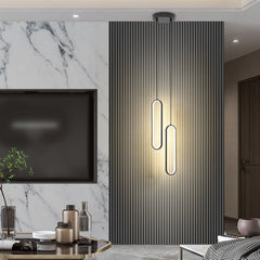HEIKESZ Nordic Bedroom Chandelier Modern Minimalist LED Lights Creative Living Room Wall Light Luxury Small Droplight for Bedside