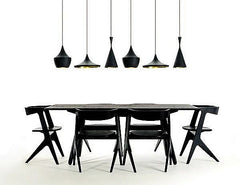 HEIKESZ Creative Art Aluminum Living Room Chandelier Nordic Minimalist Dining Room Chandelier LOFT Industrial Style Chandelier american style retro outdoor indoor retro bedroom lamp american-style Industrial wind