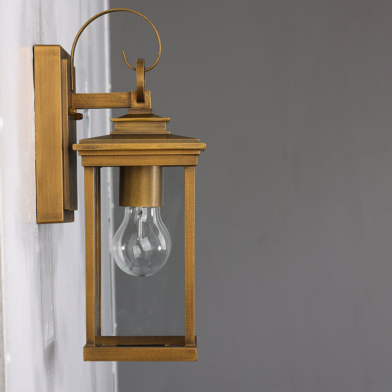 HEIKESZ Outdoor light waterproof super bright garden villa exterior wall gate balcony American retro corridor outdoor courtyard wall light