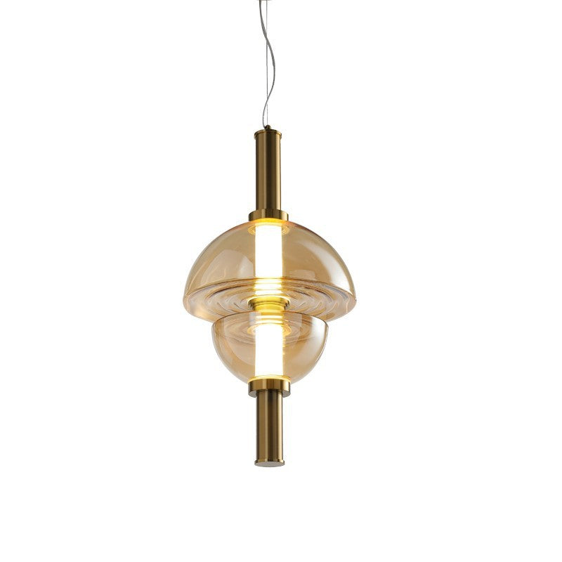 HEIKESZ Nordic simple modern restaurant glass small chandelier homestay master bedroom bedside light luxury cafe dining table bar chandelier lamp light fixtures for celling light
