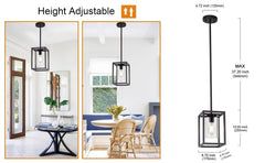 Cross-border exclusive supply of Nordic retro industrial style iron art pendant lights, creative and unique, simple single-head dining room bar counter US-standard lamps