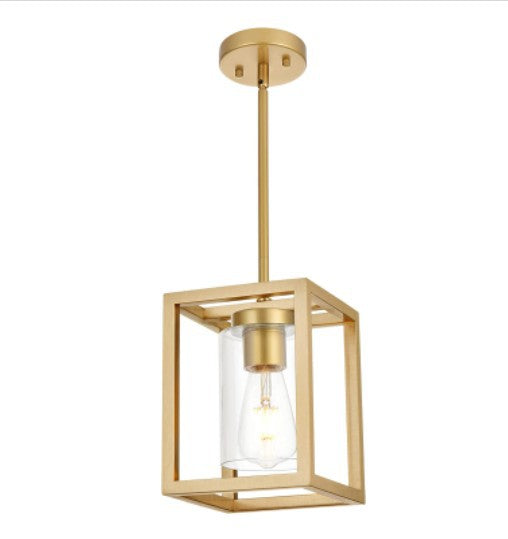 Cross-border exclusive supply of Nordic retro industrial style iron art pendant lights, creative and unique, simple single-head dining room bar counter US-standard lamps