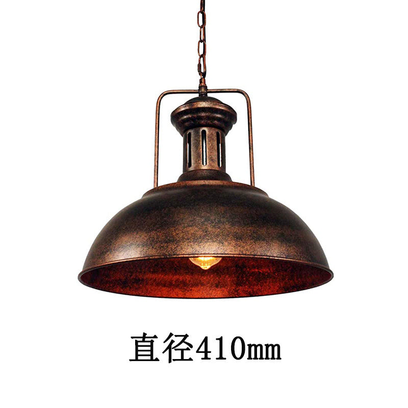 HEIKESZ Industrial Vintage Ceiling Light Iron Material for Restaurant Cafe Home Decoration Cross Border Lighting