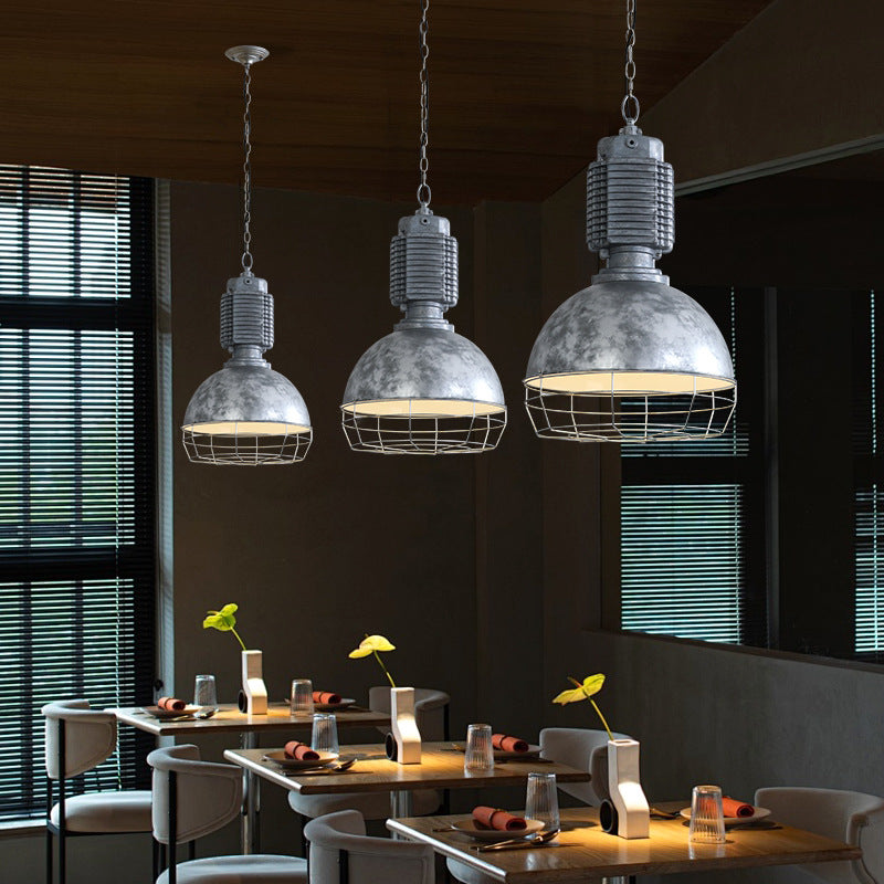 HEIKESZ Vintage Industrial Cast Aluminum Ceiling Light Wholesale Retro Pendant Lamp For Restaurant Bar Living Room Clothing Store Creative Lighting