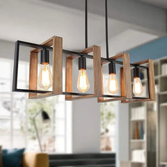 HEIKESZ Vintage Industrial Farmhouse Ceiling Light Rustic Iron Pendant Lamp for Kitchen Cafe Bar Restaurant Lighting
