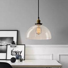 HEIKESZ Vintage Industrial Ceiling Light Loft Bar Restaurant Creative Glass Pendant Lamp for Clothing Store