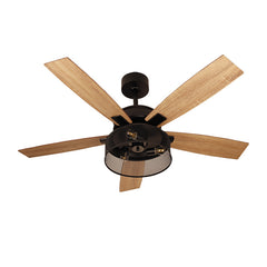 HEIKESZ Modern Ceiling Fan Light with Quiet Motor and Strong Wind Power for Living Room Bedroom Dining Room Home Use