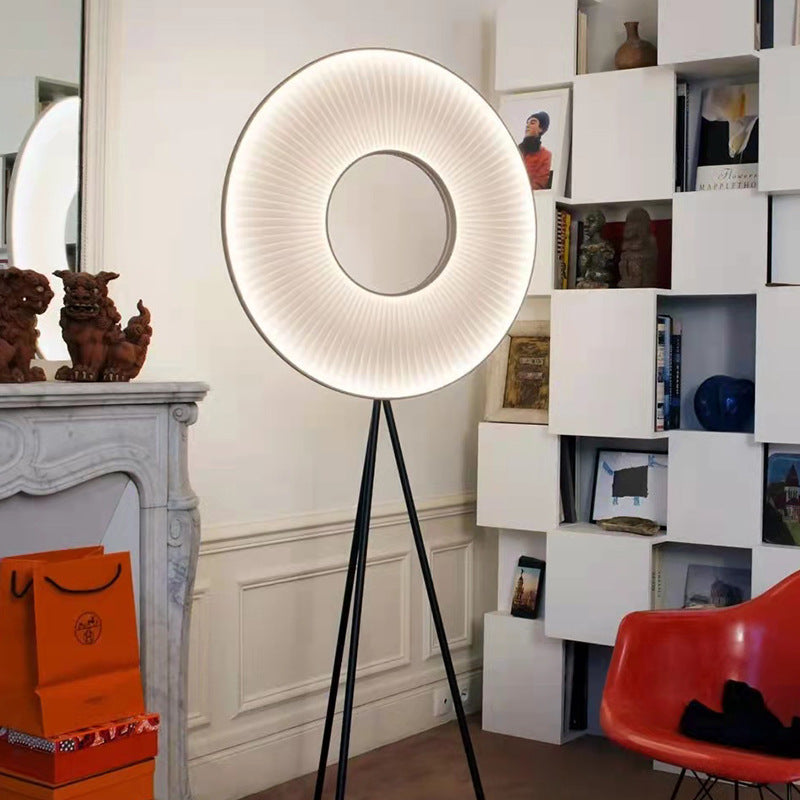 Minimalist Circle Ceiling Light Modern Living Room Lamp Postmodern Design Creative Art Decor for Bedroom Showroom