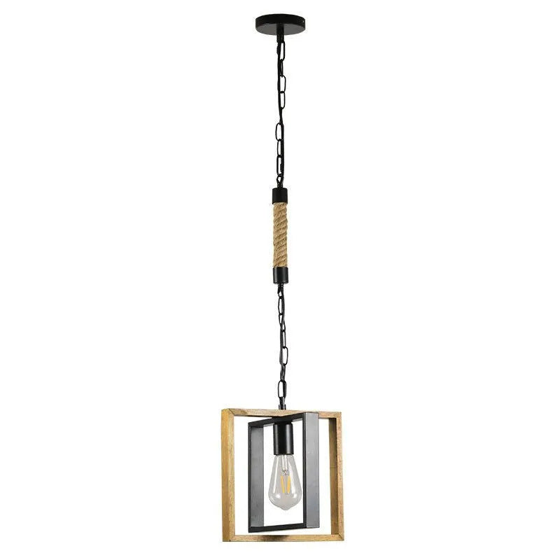 HEIKESZ Vintage Industrial Farmhouse Ceiling Light Rustic Iron Pendant Lamp for Kitchen Cafe Bar Restaurant Lighting