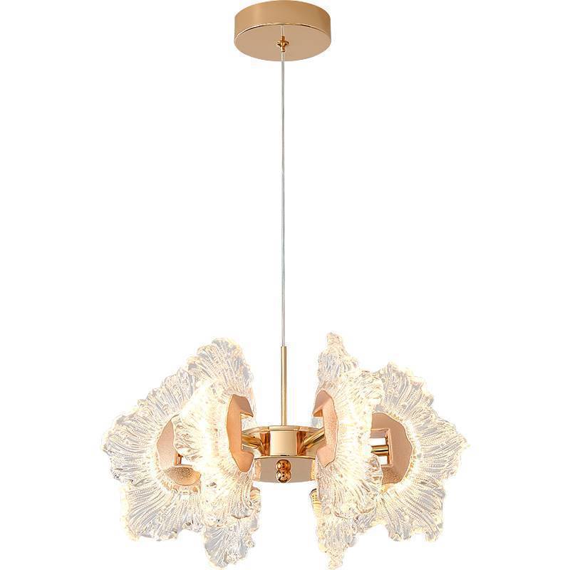 HEIKESZ French Cream Style Ceiling Light Modern Minimalist Luxury Chandelier for Bedroom Bar Hallway Creative Atmosphere Lamp