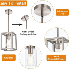Cross-border exclusive supply of Nordic retro industrial style iron art pendant lights, creative and unique, simple single-head dining room bar counter US-standard lamps