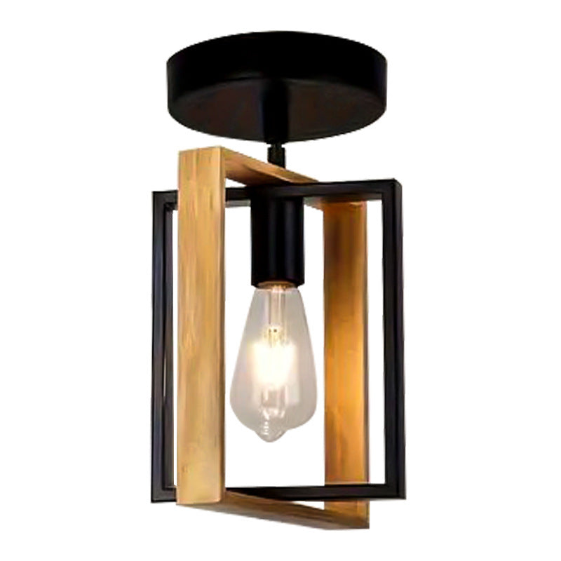 HEIKESZ Vintage Industrial Farmhouse Ceiling Light Rustic Iron Pendant Lamp for Kitchen Cafe Bar Restaurant Lighting