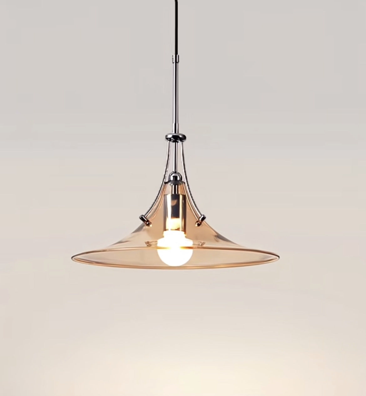 HEIKESZ Modern Minimalist Magnolia Ceiling Lighting Designer Pendant Lamp for Restaurant Hotel Cafe Creative Glass Chandelier