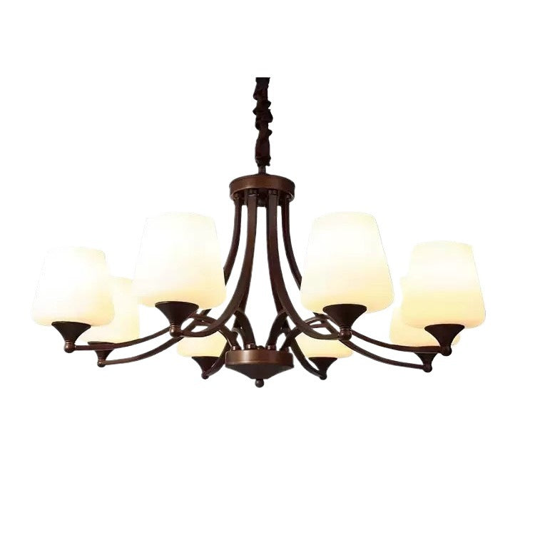 HEIKESZ Vintage American Ceiling Light Iron Art Rustic Simple Living Room Bedroom Dining Room Modern Minimalist Zhongshan Lighting Wholesale