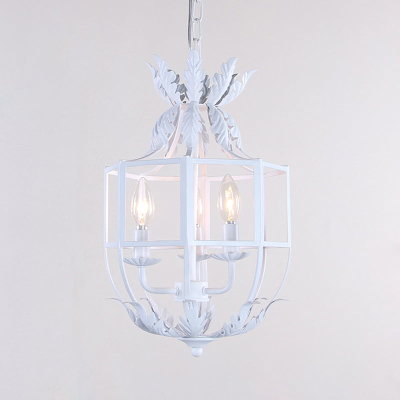 Vintage Retro Iron Ceiling Light American Country Style Rustic Chandelier for Living Room Dining Hallway Entryway Home Decor