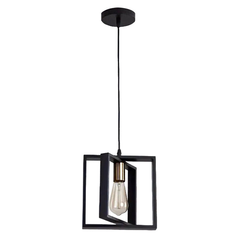 HEIKESZ Vintage Industrial Farmhouse Ceiling Light Rustic Iron Pendant Lamp for Kitchen Cafe Bar Restaurant Lighting