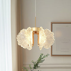 HEIKESZ French Cream Style Ceiling Light Modern Minimalist Luxury Chandelier for Bedroom Bar Hallway Creative Atmosphere Lamp