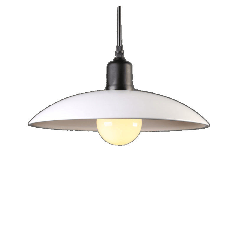 HEIKESZ Industrial Vintage Ceiling Light Retro Pendant Lamp for Cafe Restaurant Bar Single Head Iron Cover Lighting Fixture