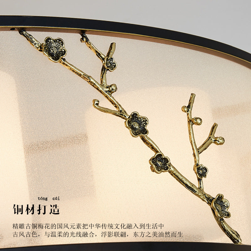 HEIKESZ Modern Chinese Style Ceiling Light Simple Zen Living Room Bedroom Dining Round Study Tea Room Lighting Fixture