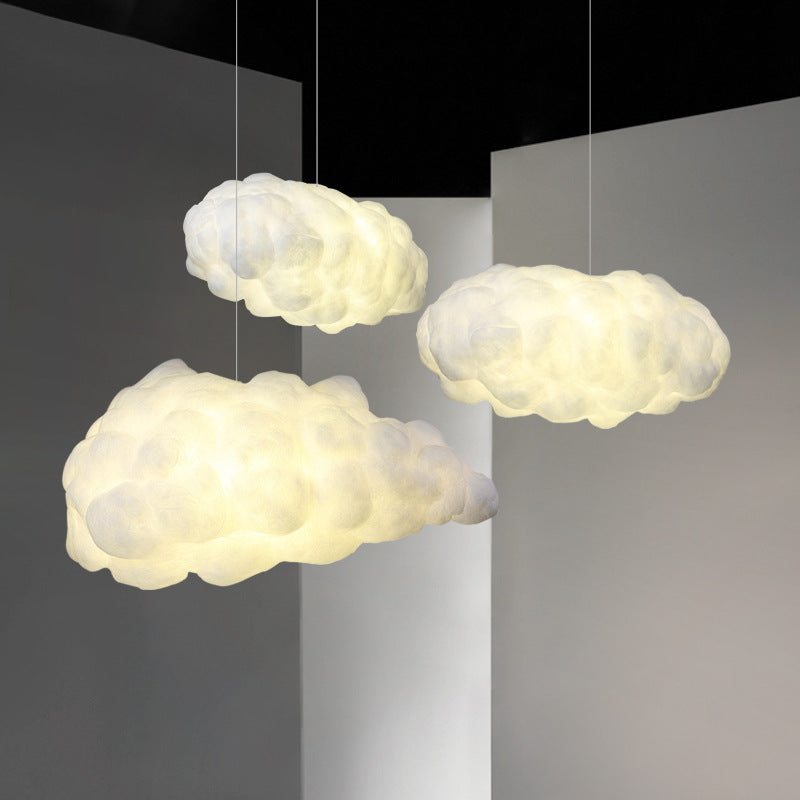 HEIKESZ Designer creative living room cloud light chandelier modern minimalist clothing store decor dining room children's room bedroom chandelier lamp light fixtures for celling light