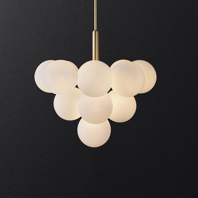 HEIKESZ Nordic postmodern living room designer model room chandelier simple fashion bedroom light dining room art magic bean chandelier lamp light fixtures for celling light