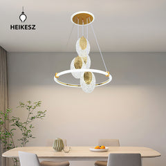 HEIKESZ Cross-border light luxury restaurant chandelier simple atmosphere creative bar chandelier home living room hall bedroom lamp lighting fixtures for celling lighting