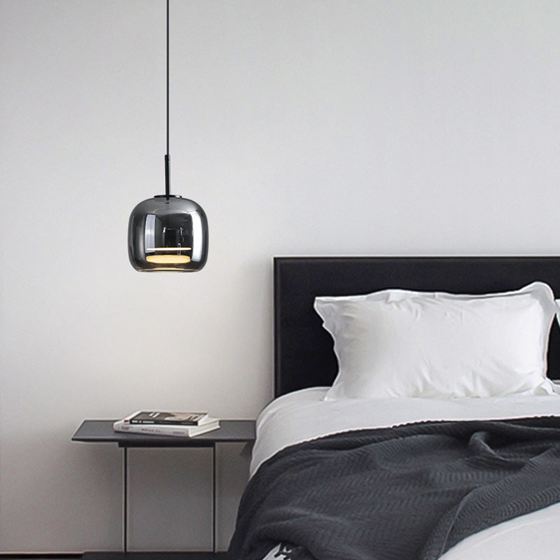 Modern Minimalist Glass Pendant Light Nordic Luxury Creative Simple Ceiling Lamp for Dining Room Bar Study Bedroom