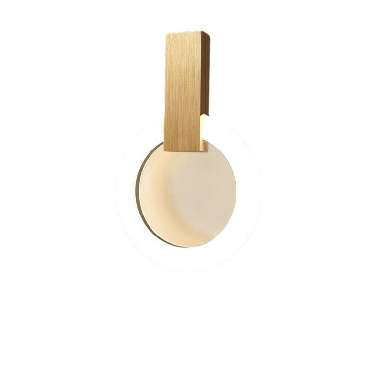 HEIKESZ Nordic bedside small chandelier light luxury simple modern personality creative bar counter bedroom background wall Led ring chandelier lamp light fixtures for celling light
