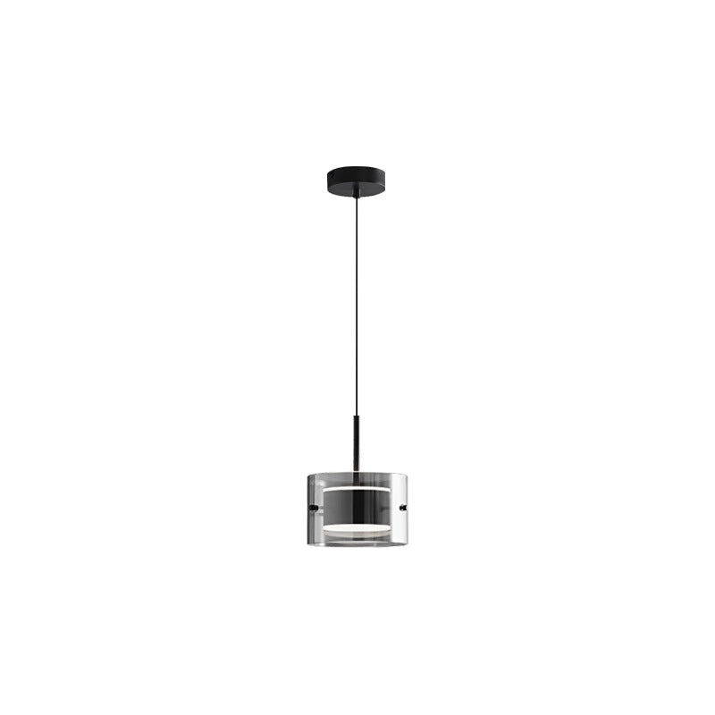HEIKESZ Modern Nordic Minimalist Glass Pendant Lamp Single Head Chandelier for Bedroom Bar Restaurant Wall Lighting
