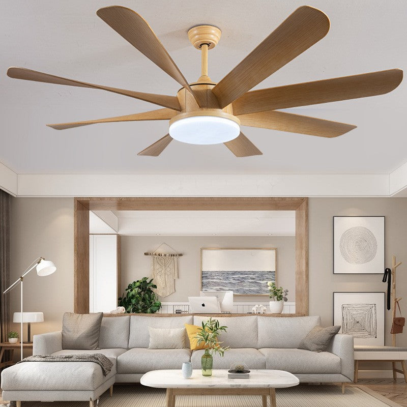 HEIKESZ Fan lighting large size ceiling fan lighting simple modern large wind hall fan lighting Ceiling fan large wind silent retro electric fan home dining