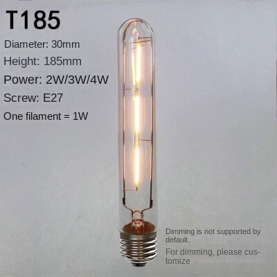 HEIKESZ 【One-year warranty, free shipping】E27 Screw LED Bulb Edison Light Source Single Lamp Creative Shop Bar Restaurant with Plug Switch Chandelier