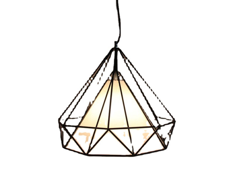 HEIKESZ American Country Retro Iron Art Creative Loft Bar Counter Living Room Western Restaurant Simple Personality Aisle Diamond Chandelier