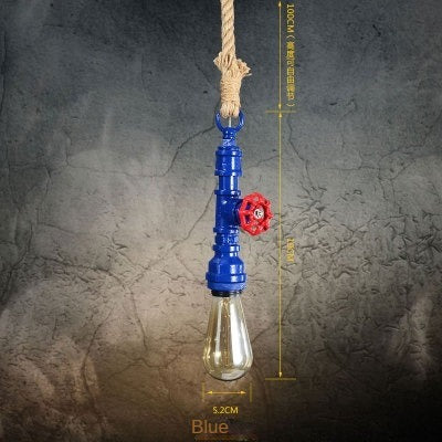 HEIKESZ American retro water pipe ceiling light restaurant coffee shop creative clothing store LOFT industrial style multi head combination light