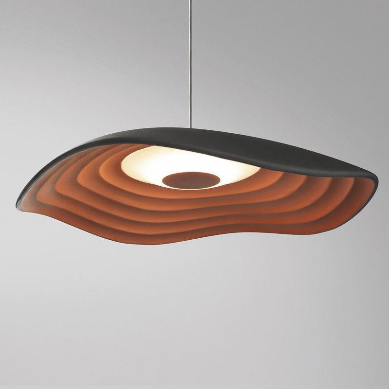 HEIKESZ Modern Minimalist Nordic Lotus Leaf Chandelier Silent Style Bar Restaurant Art Decorative Lamp