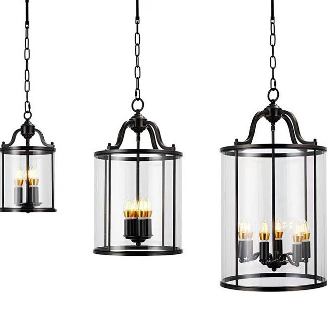 HAIKESZ Modern European Style Full Copper Ceiling Light for Dining Room Hallway Staircase Entrance Simple Luxury Chandelier