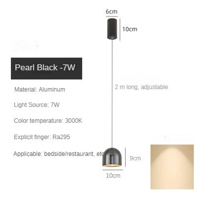 Nordic Simple Creative Personality Dining-Room Lamp Bedroom Bar Counter Bedside Free Hover Retractable Lifting Small Droplight modern minimalist design linght for ceiling led drop lights