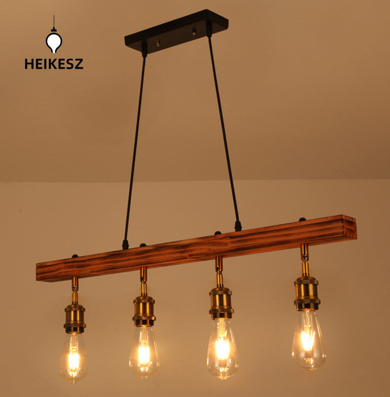 HEIKESZ Creative bar guest restaurant hot pot snack milk tea coffee shop chandelier retro industrial style clothing background wall spotlight