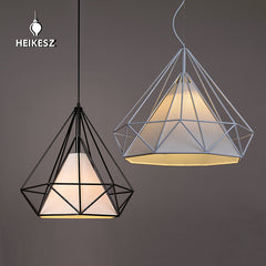 HEIKESZ American Country Retro Iron Art Creative Loft Bar Counter Living Room Western Restaurant Simple Personality Aisle Diamond Chandelier