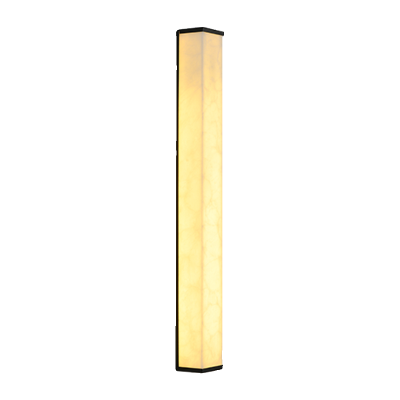 HEIKESZ Chinese Style Scagliola Wall Lamp Outdoor Lighting for Villa Stair Exterior Background Wall Balcony Terrace Study Simple Ceiling Fixtures