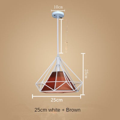 HEIKESZ Nordic Style Restaurant Chandelier Modern Minimalist Restaurant Dining Table Leisure Bar Creative Coffee Tea Shop Diamond Chandelier LED Light for Bedroom Night Aesthetic Room Lamp