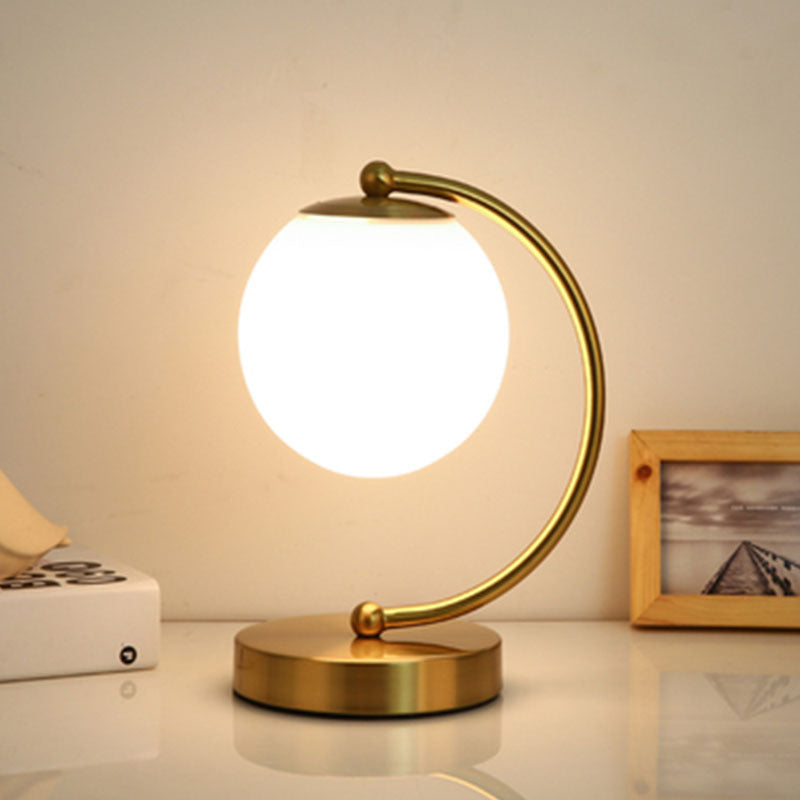 HEIKESZ Table Lamp Decoration Post-Modern Nordic Reading Eye Protection Golden Living Room Room Bedside Large Quantity from Youyi