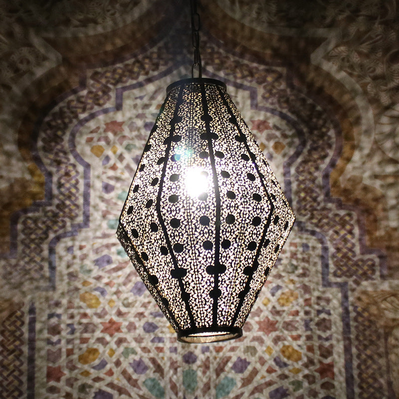 HEIKESZ Factory direct sales Morocco retro lighting wrought iron South East Asia Central Europe Bohemia Exotic restaurant Hotel chandelierChandelier, restaurant light, living room light
