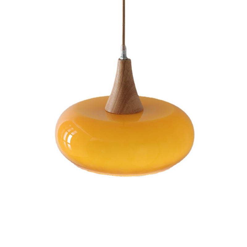 HEIKESZ Nordic creative persimmon chandelier retro Japanese Bauhaus restaurant bar chandelier simple study bedroom hanging lamp light fixtures for celling lights
